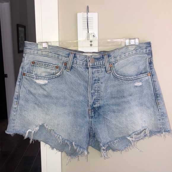 Aritzia Denim Forum Ex-Boyfriend Shorts - Picture 4 of 5